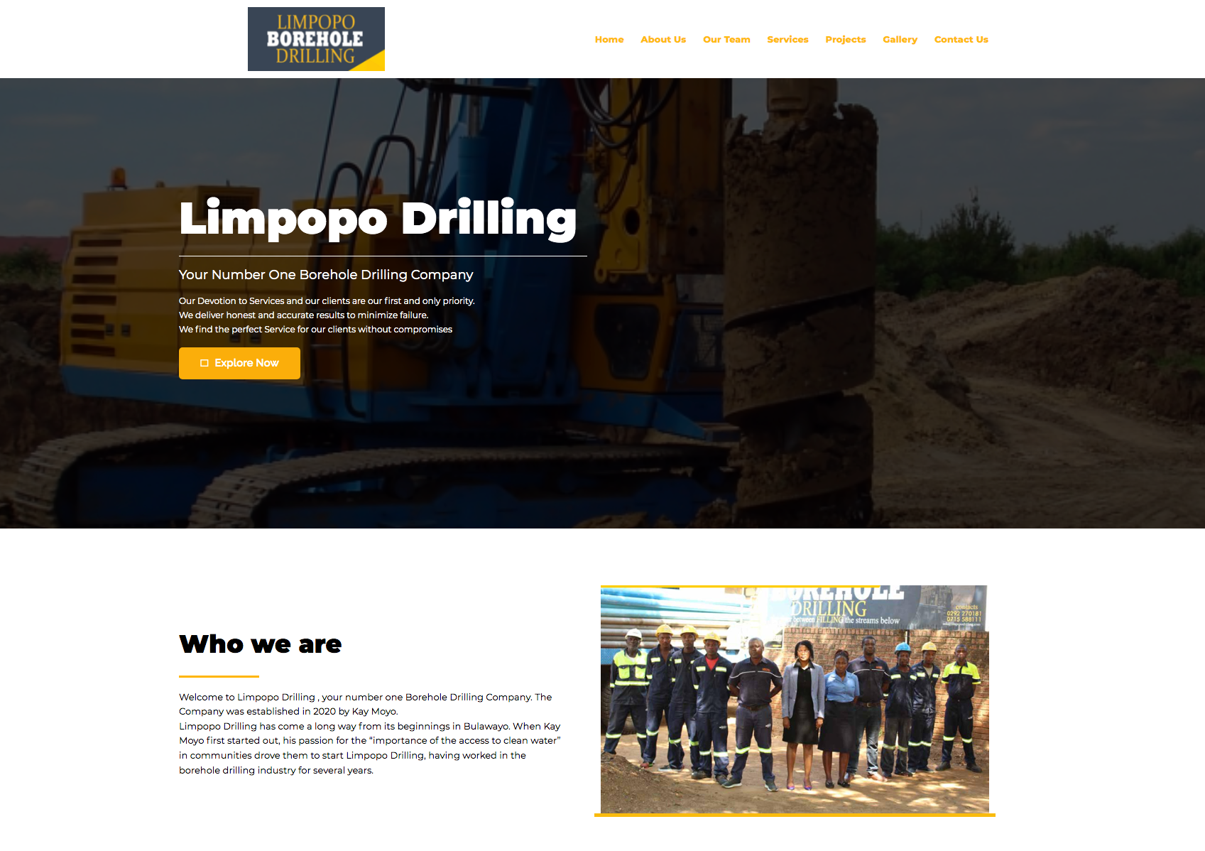Limpopo Drilling Website